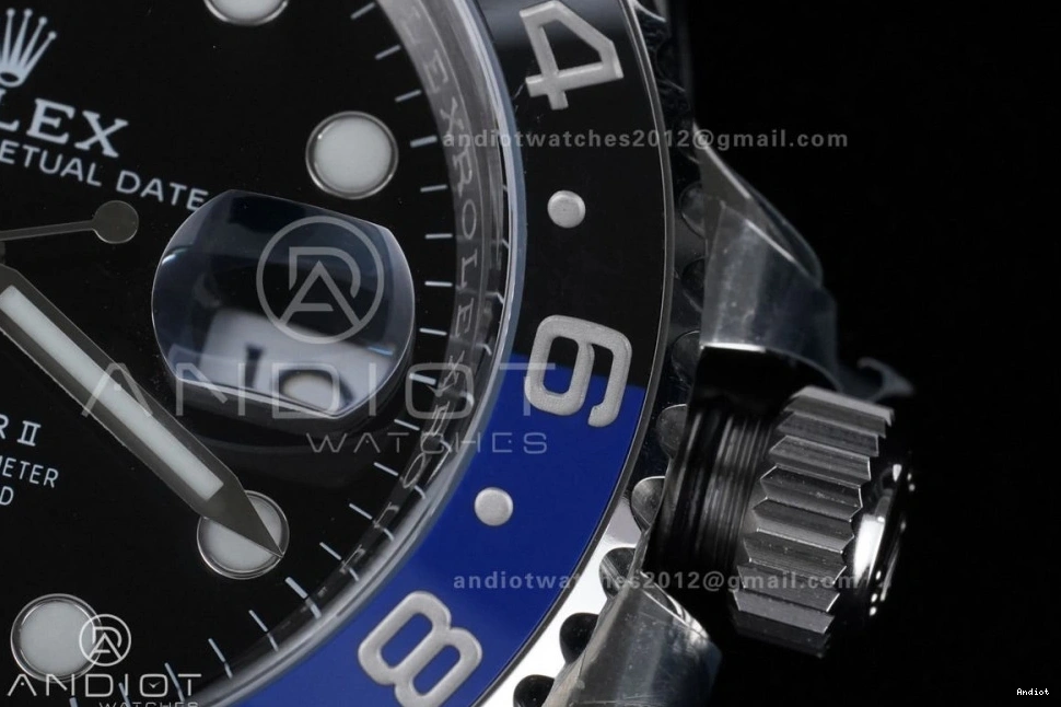 SS Edition Master 1:1 New II Oyster 126710 Bracelet SH3285 BLNR On ARF GMT V2 Best Batman 904L 0319